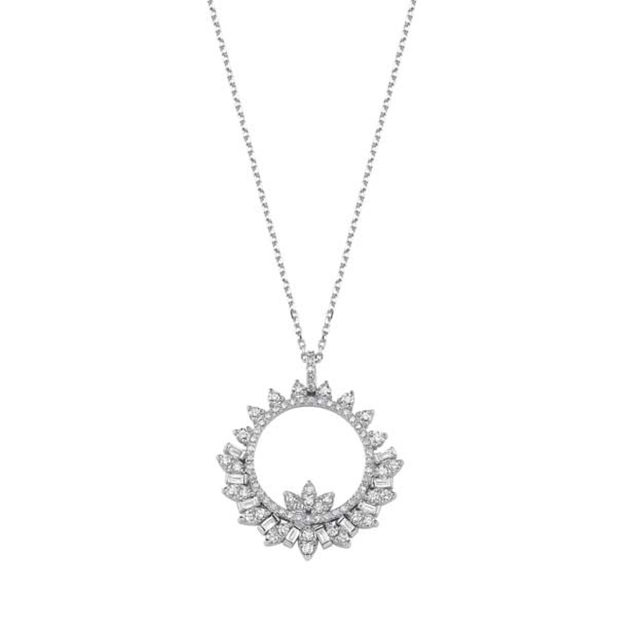 0.83 Karat Pırlanta Tasarım Kolye L057812