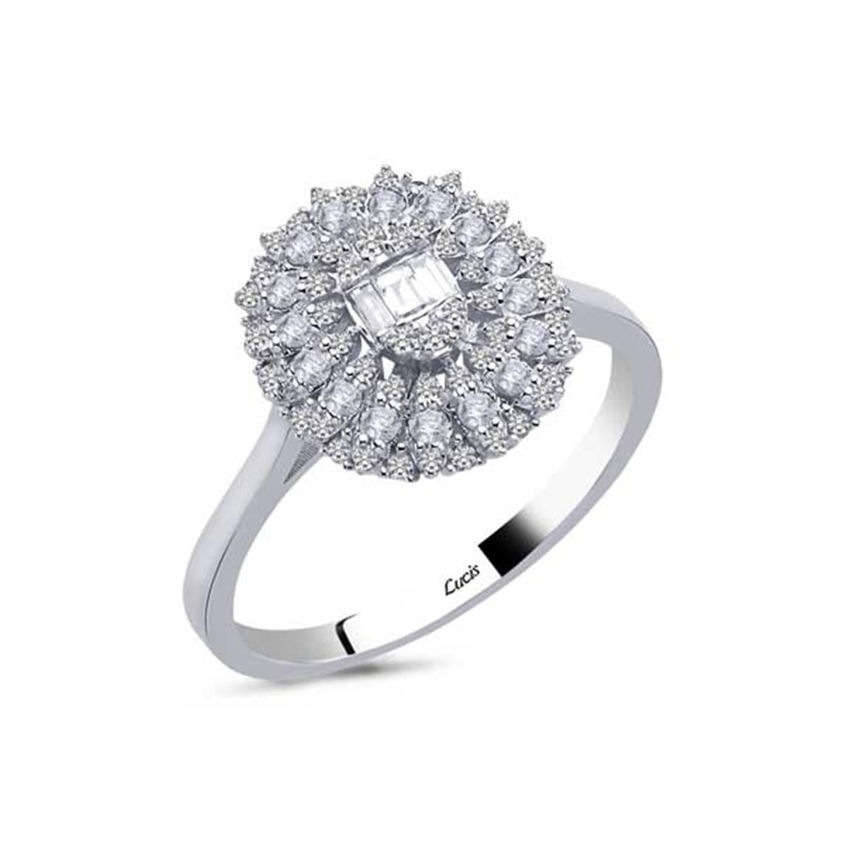 0.43 Karat Pırlanta Baget Yüzük L056385