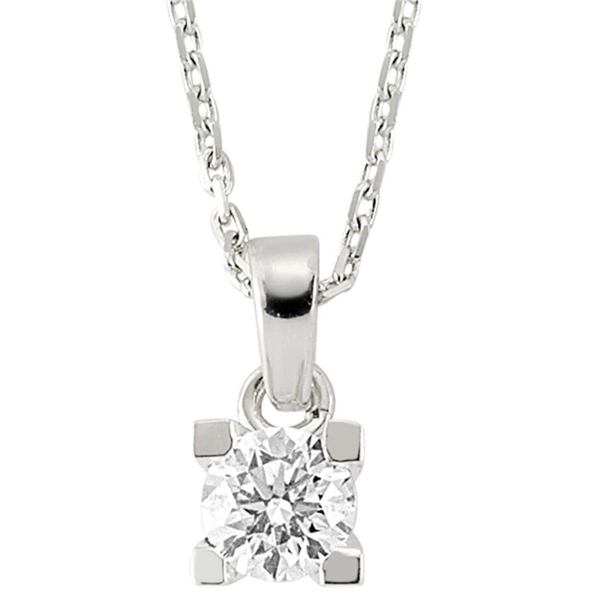 0.27 Karat Pırlanta Tektaş Kolye L060446