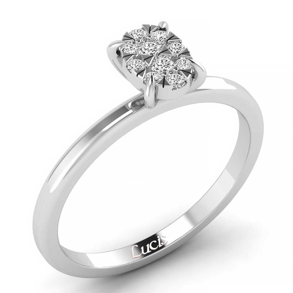 0.11 Karat Pırlanta Violet Yüzük L065889