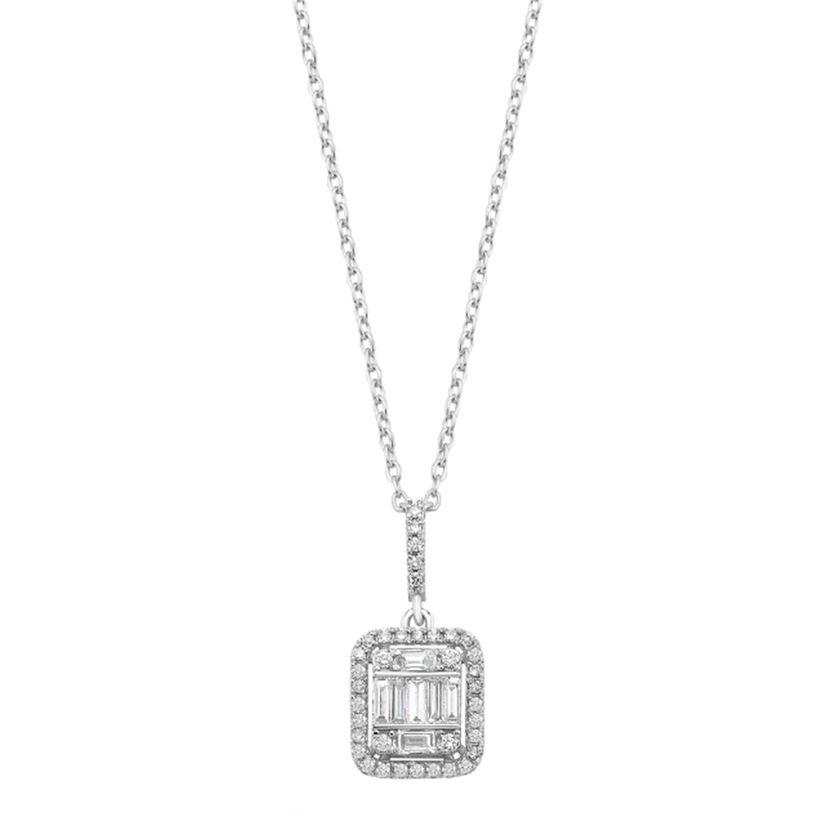 0.31 Karat Pırlanta Baget Kolye L063471