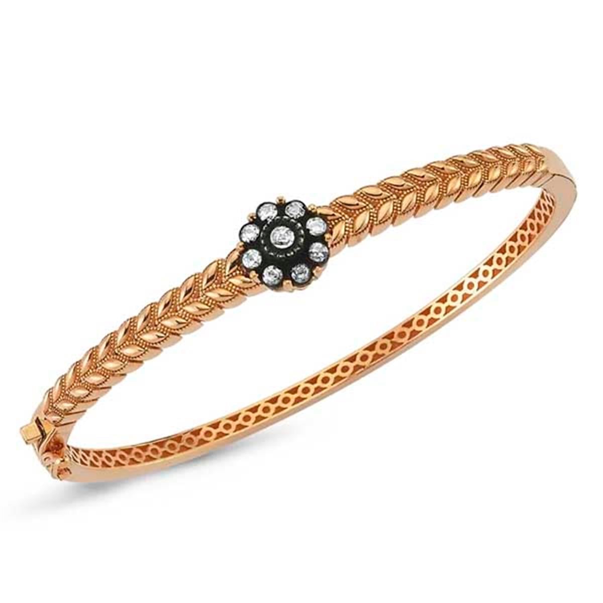 0.37 Karat Elmas Gül Bileklik L056446