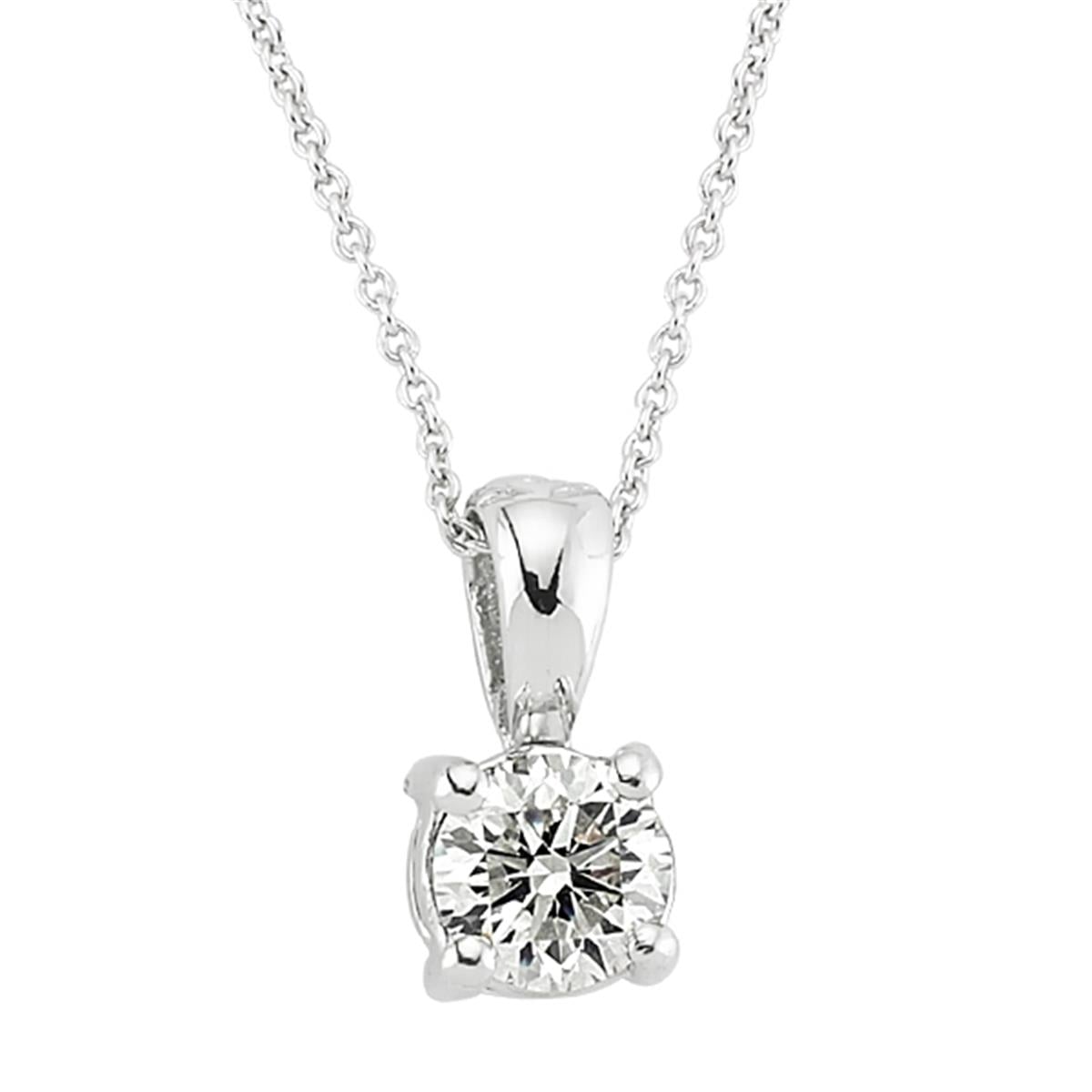 0.13 Karat Pırlanta Tektaş Kolye L052984