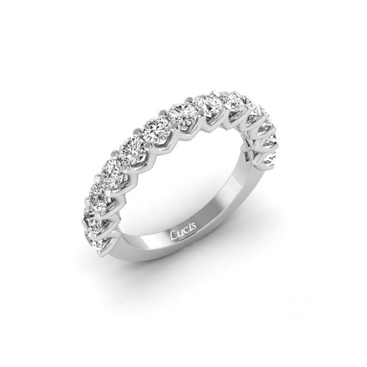 0.91 Karat Pırlanta Yarım Tur Yüzük L066995