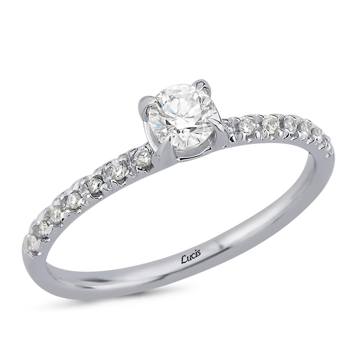 0.78 Karat Pırlanta Tektaş Yüzük V010461