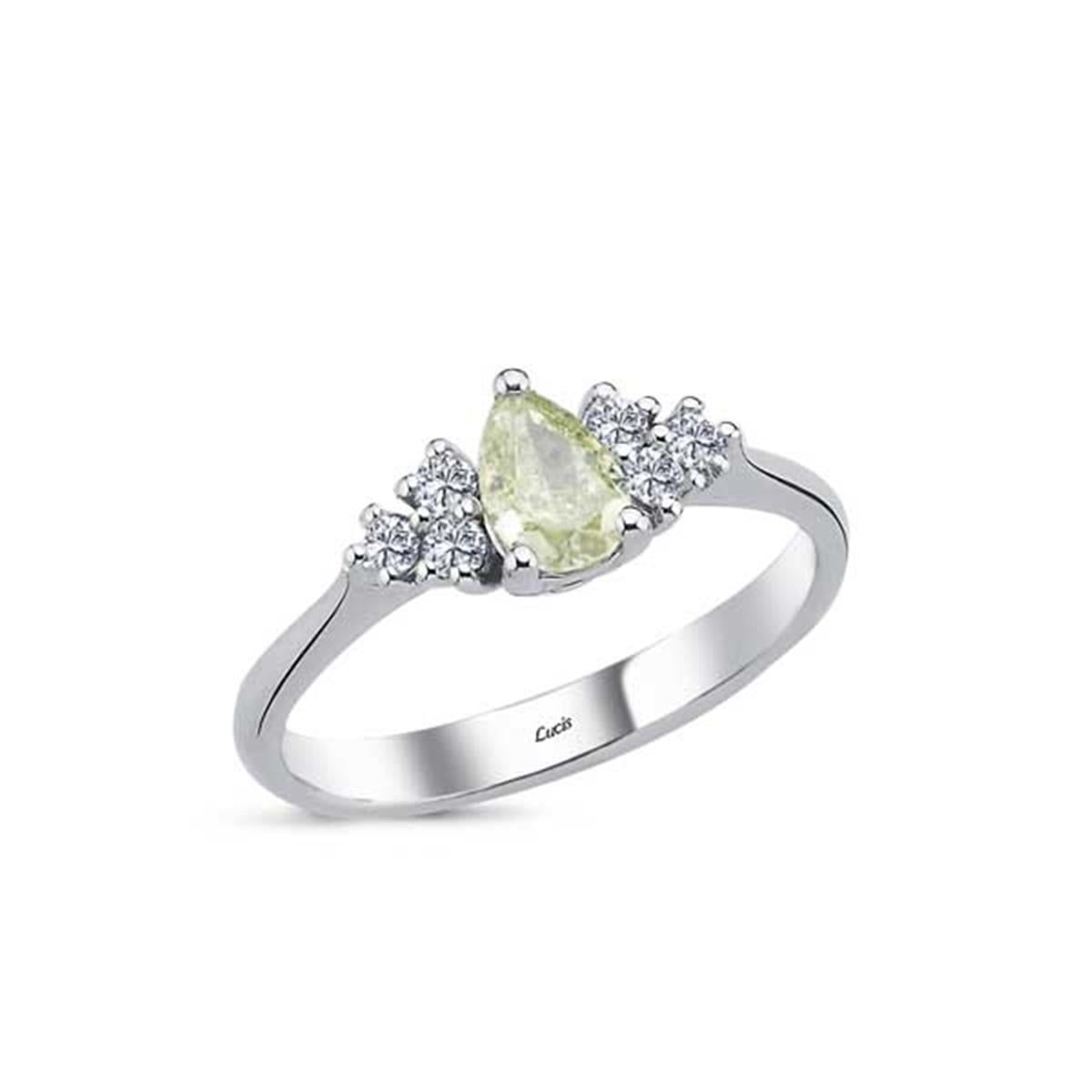 0.67 Karat Pırlanta Renkli Yüzük L064610