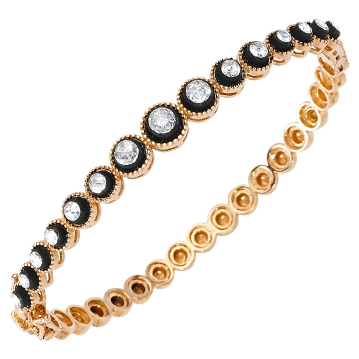 0.72 Karat Elmas Suyolu Bileklik L056442