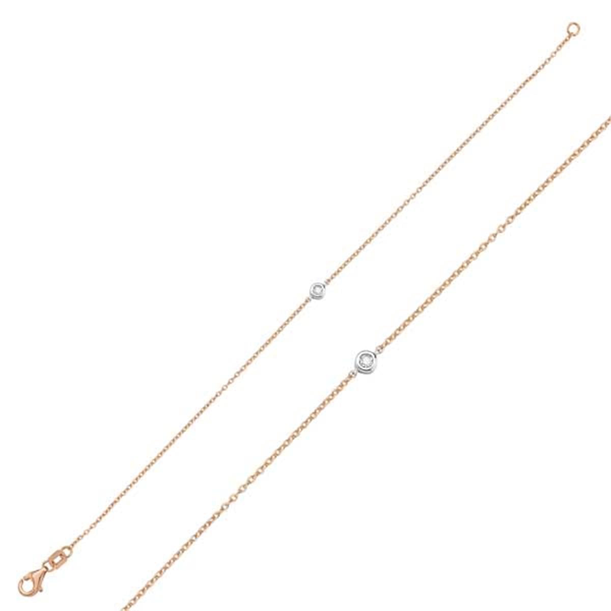 0.04 Karat Pırlanta Tasarım Bileklik L063199