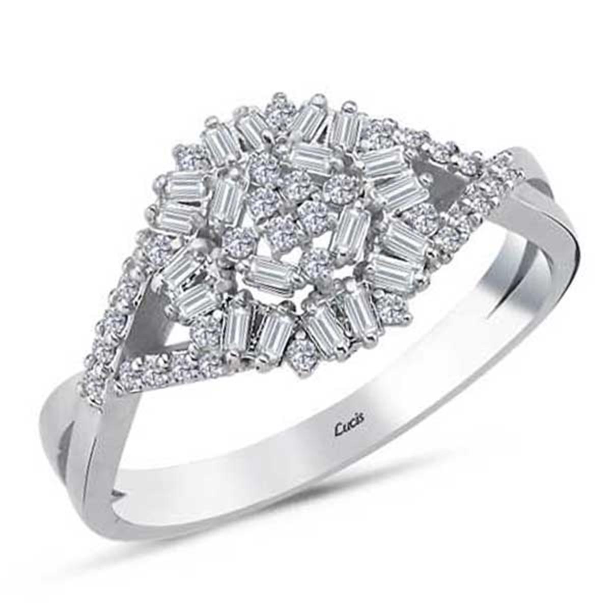 0.29 Karat Pırlanta Baget Yüzük L063453