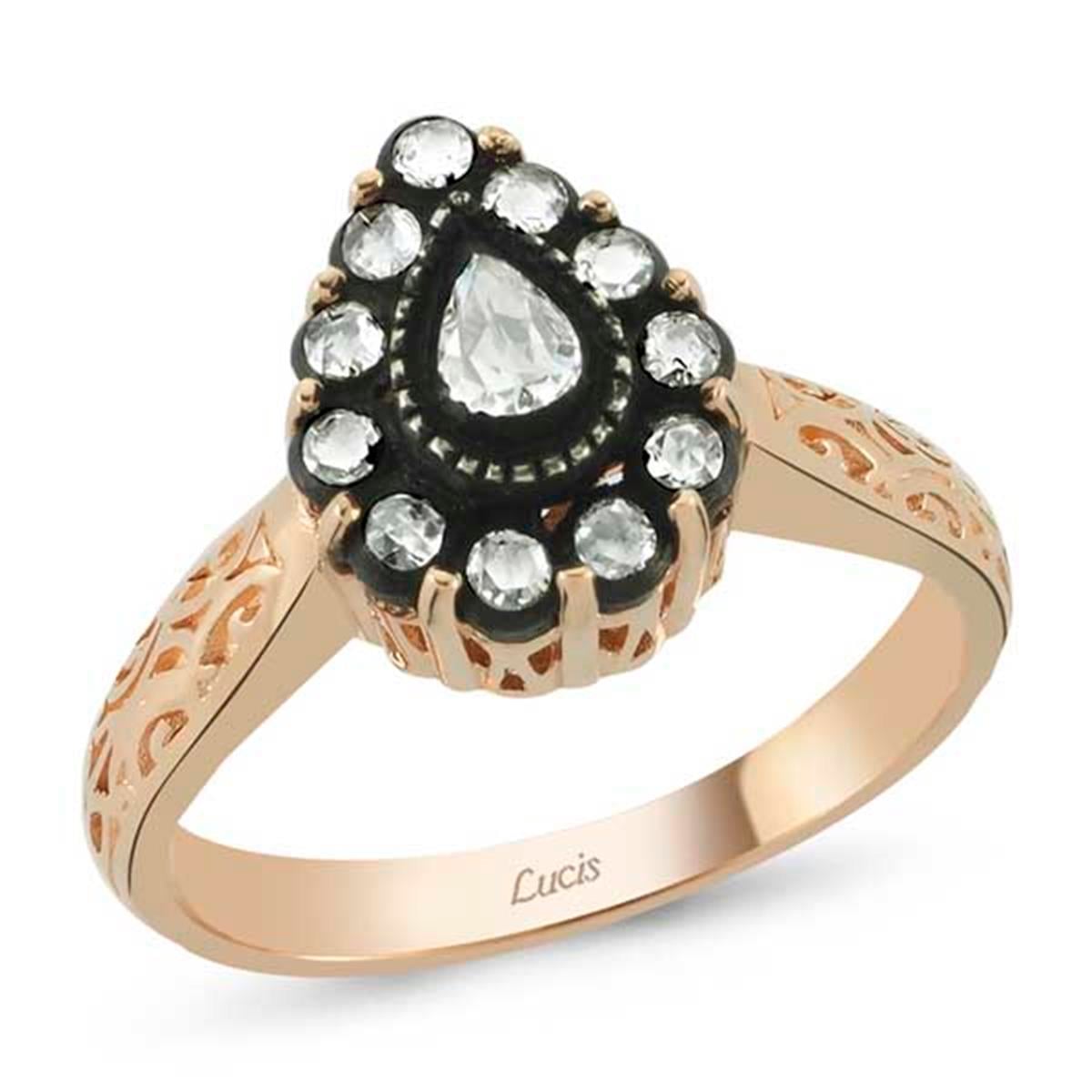 0.21 Karat Elmas Gül Yüzük L060069