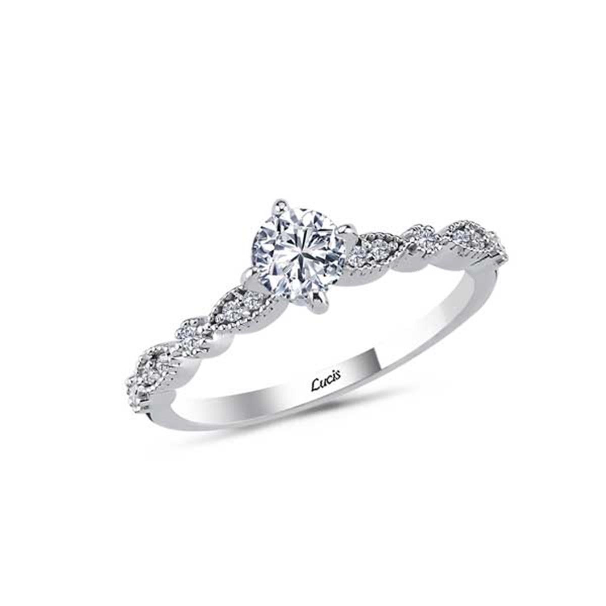 0.59 Karat Pırlanta Tektaş Yüzük V010253