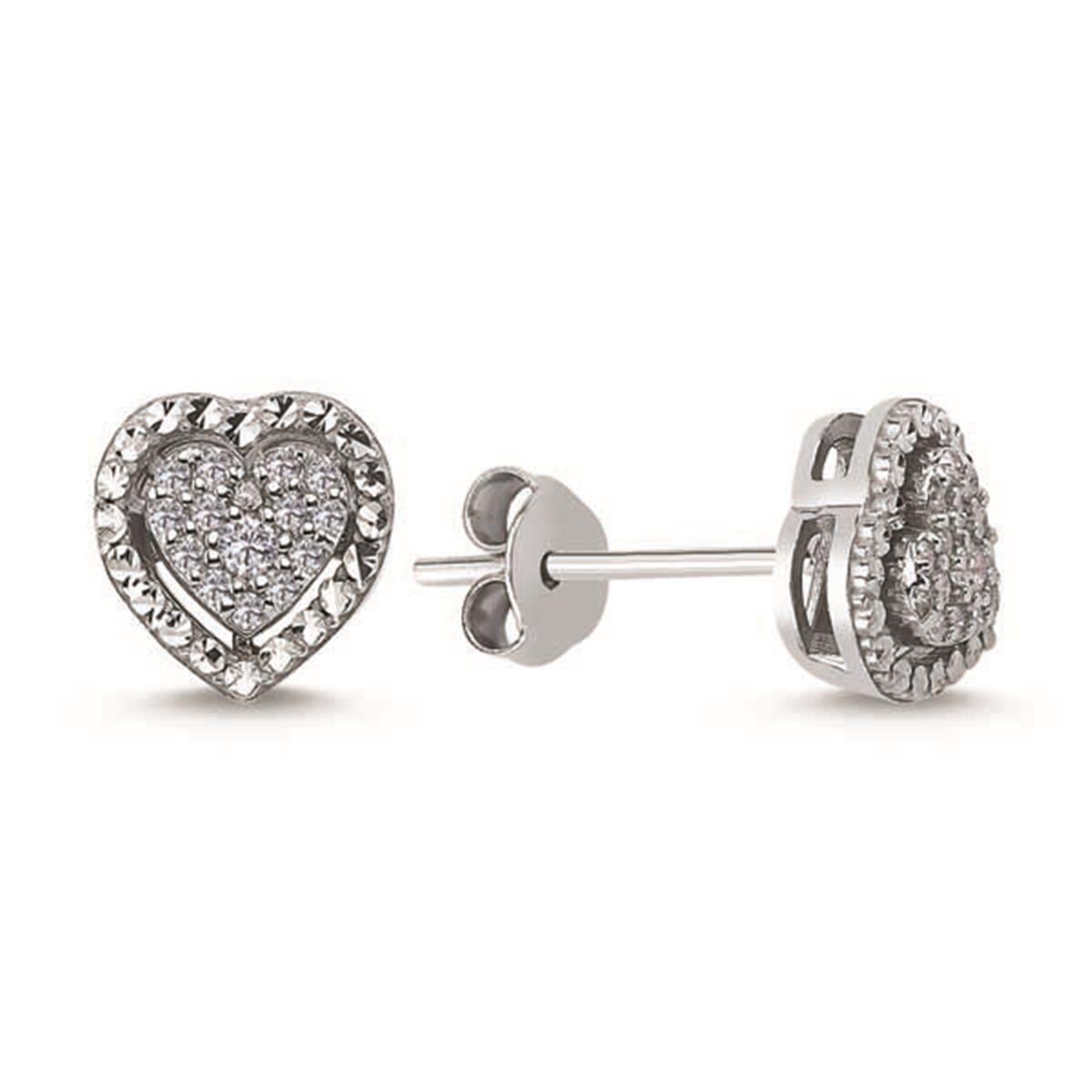 0.28 Karat Pırlanta Violet Küpe L063314