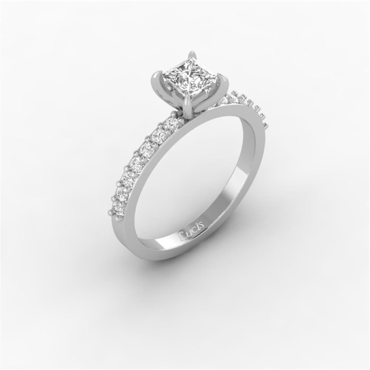 0.56 Karat Pırlanta Tektaş Yüzük V010711