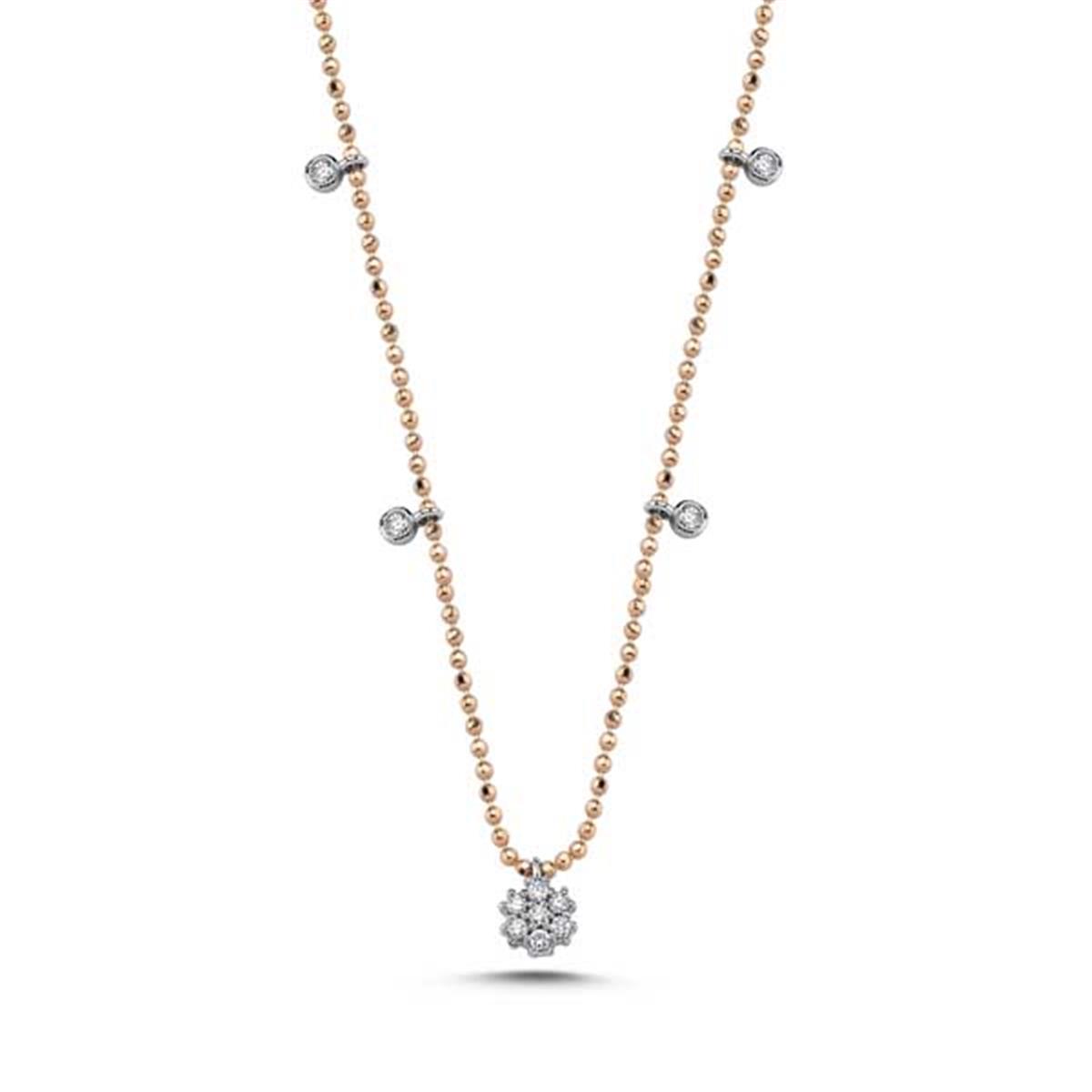 0.15 Karat Pırlanta Tasarım Kolye L055602