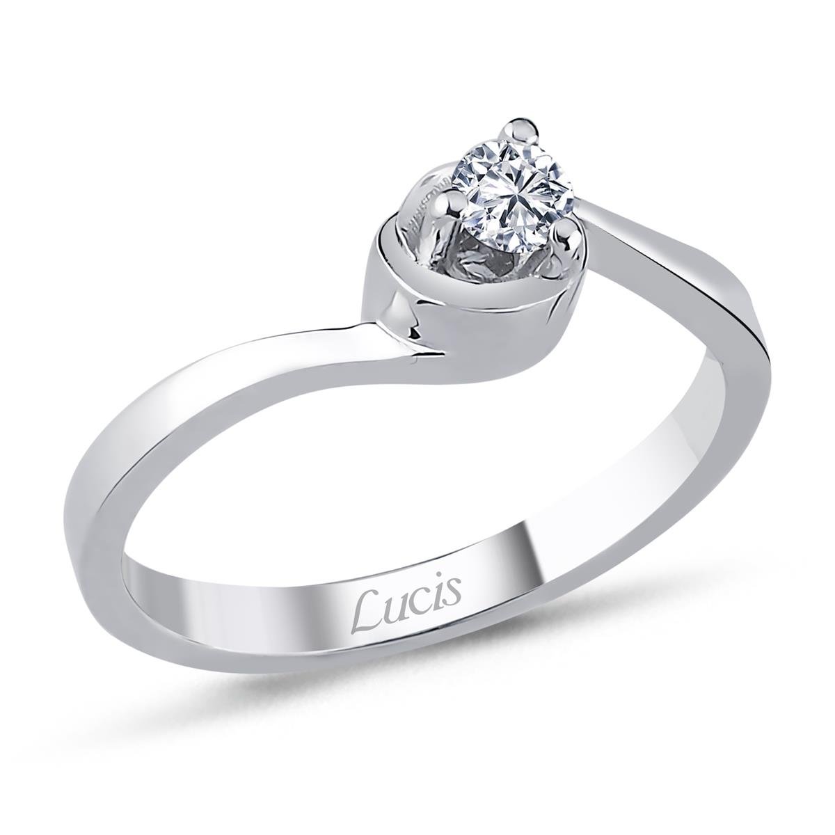 0.14 Karat Pırlanta Tektaş Yüzük L058298