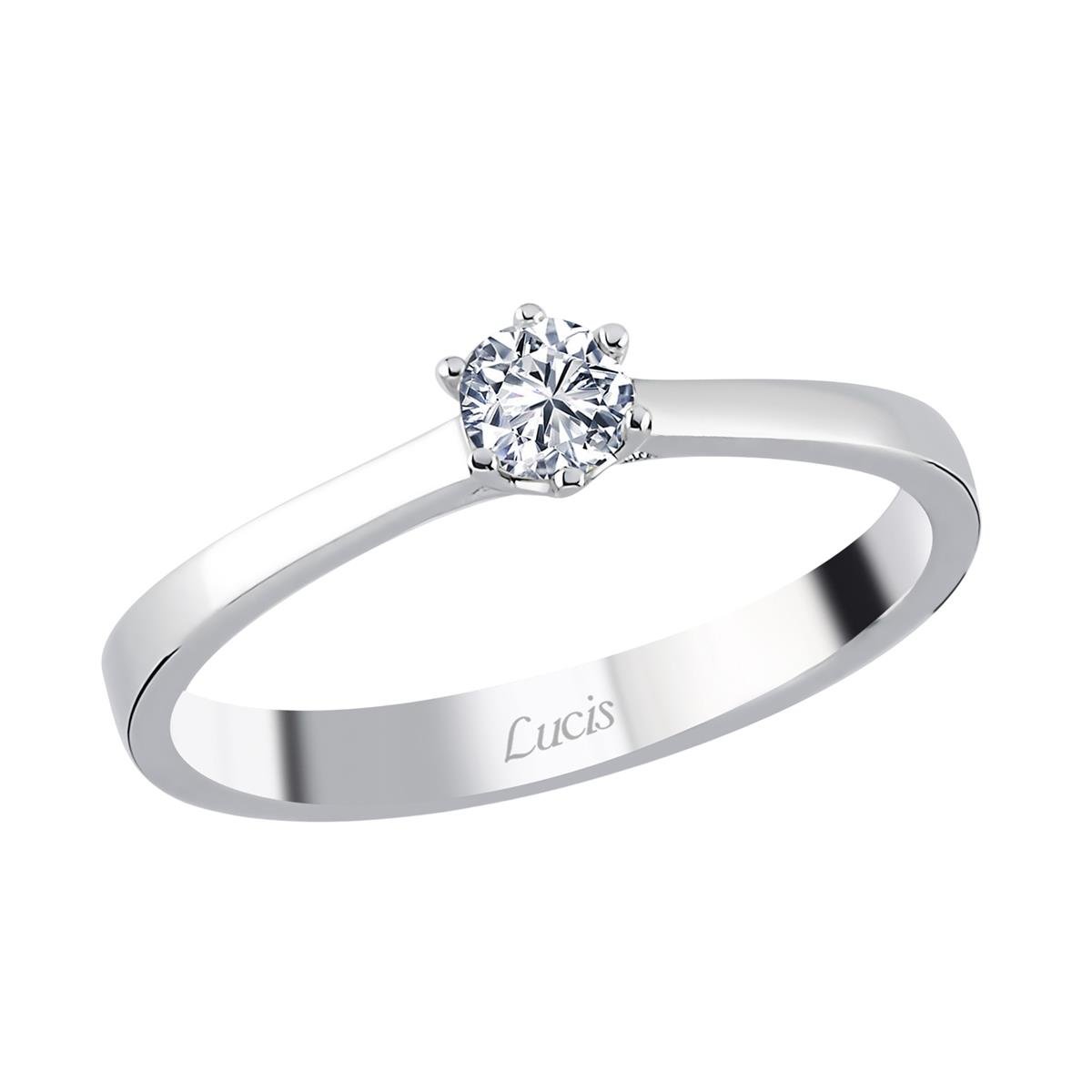 0.22 Karat Pırlanta Tektaş Yüzük V010393