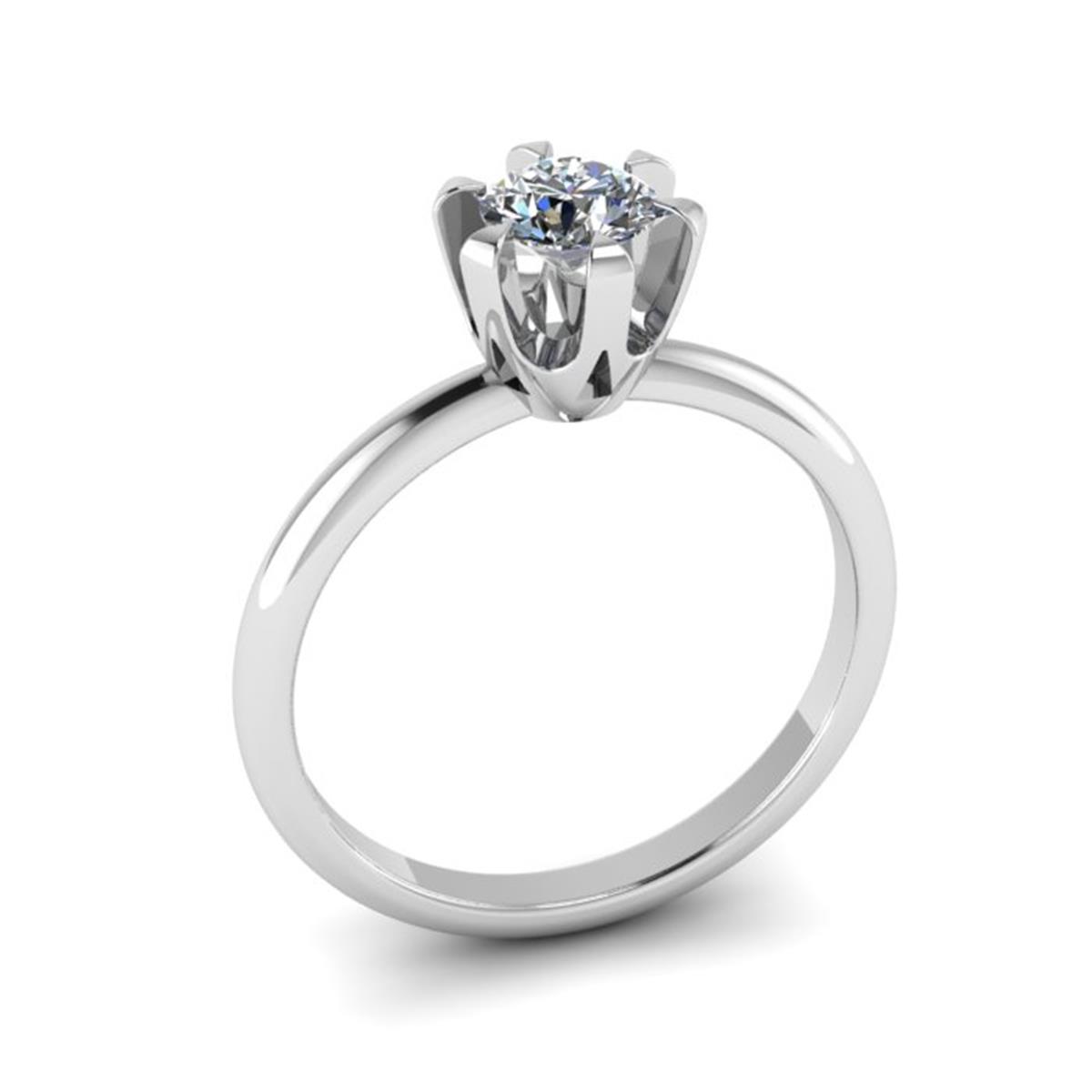 0.38 Karat Pırlanta Tektaş Yüzük V010585