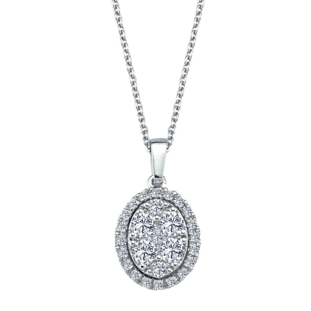 0.38 Karat Pırlanta Violet Kolye L050589