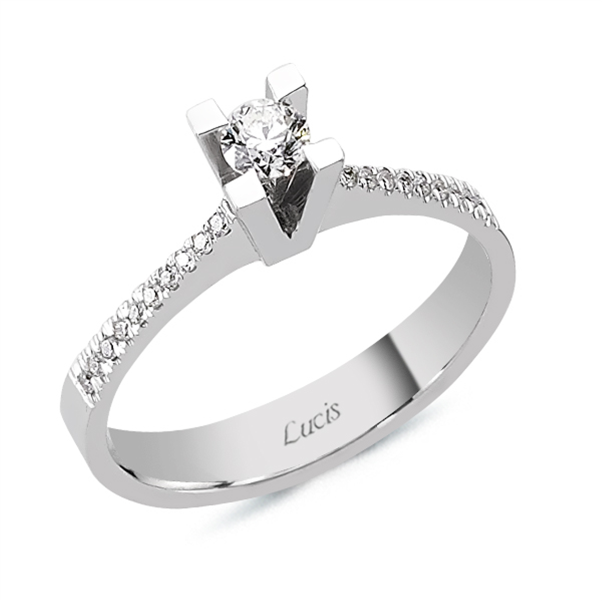 0.23 Karat Pırlanta Tektaş Yüzük L067245