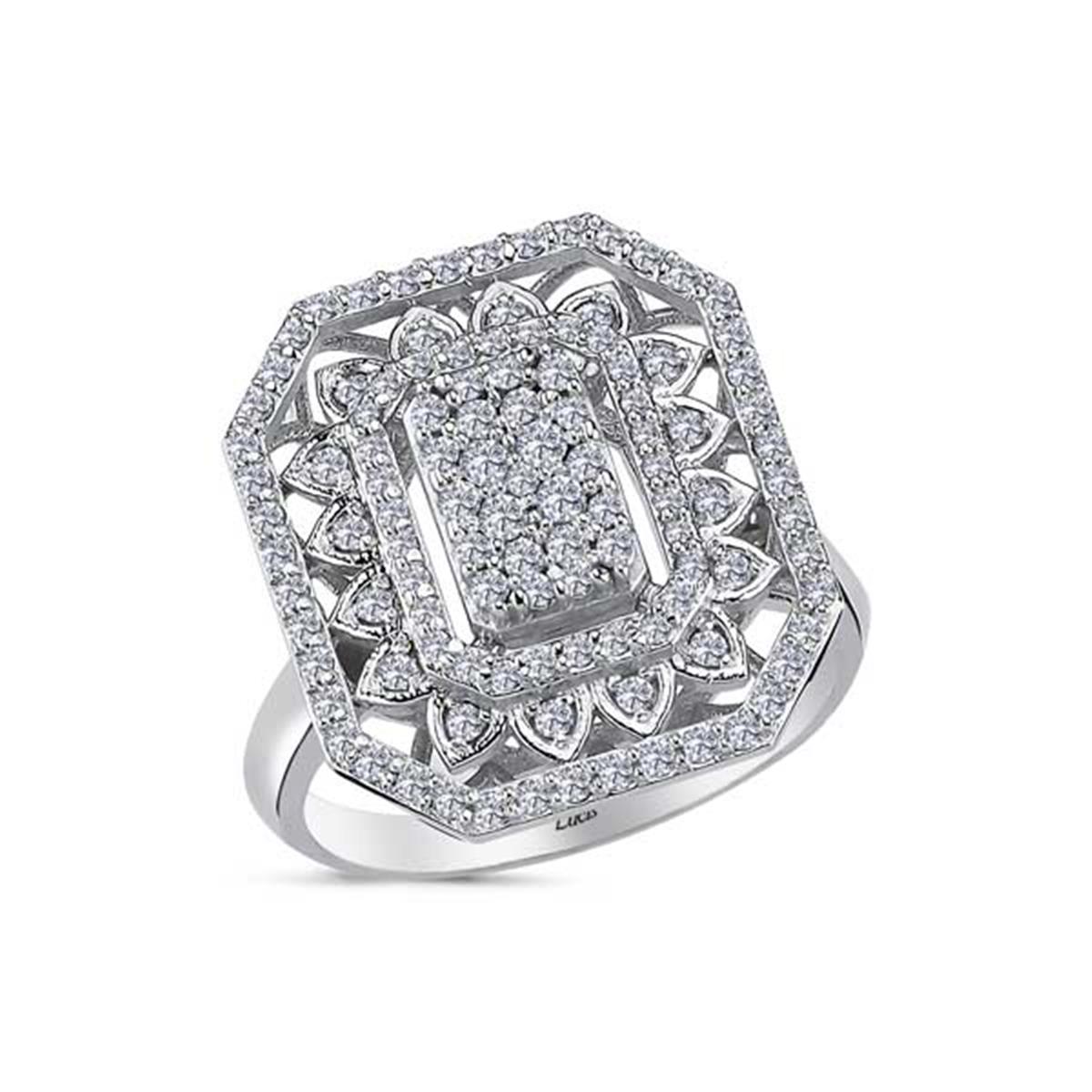 0.61 Karat Pırlanta Violet Yüzük L046679