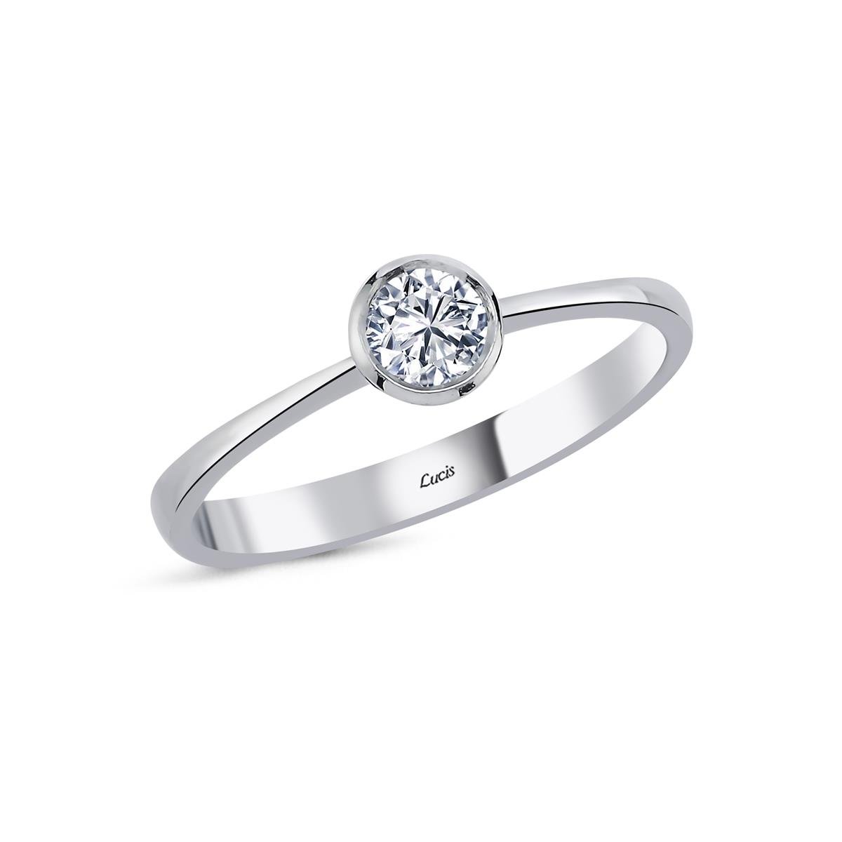 0.22 Karat Pırlanta Tektaş Yüzük