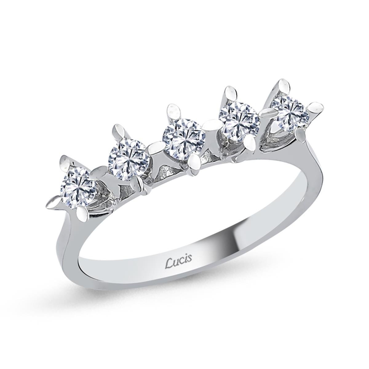 0.4 Karat Pırlanta Beştaş Yüzük