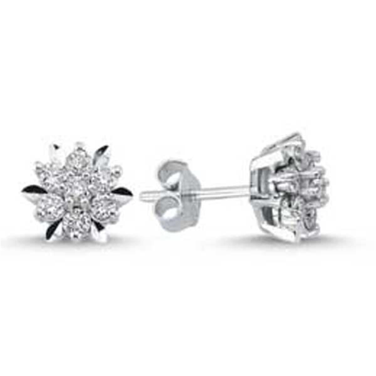 0.56 Karat Pırlanta Tasarım Küpe L065270