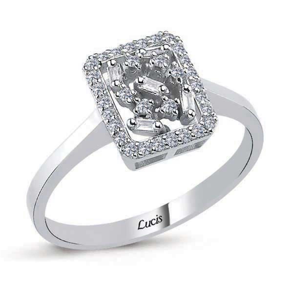 0.23 Karat Pırlanta Baget Yüzük L043917