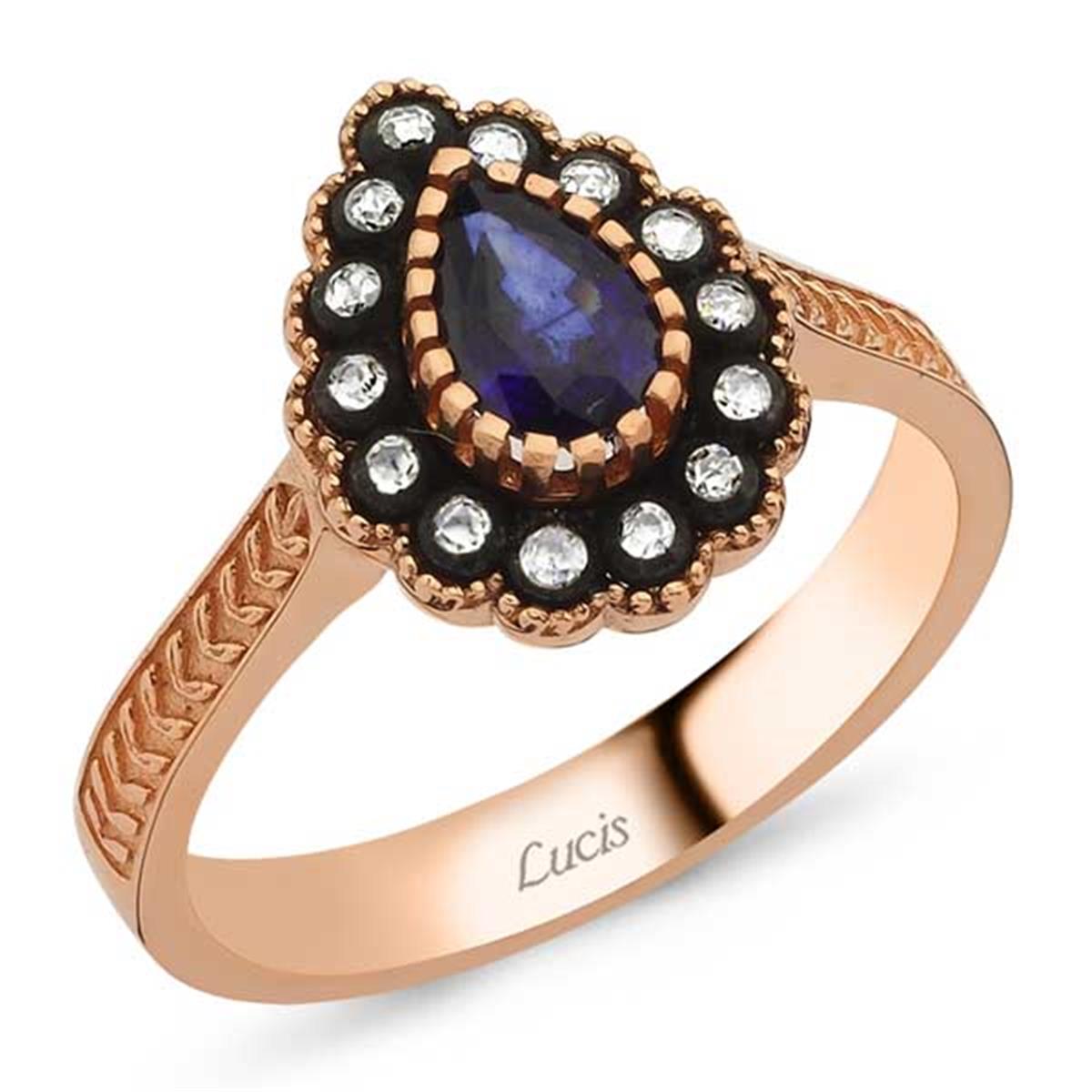 0.75 Karat Elmas Renkli Yüzük L032711