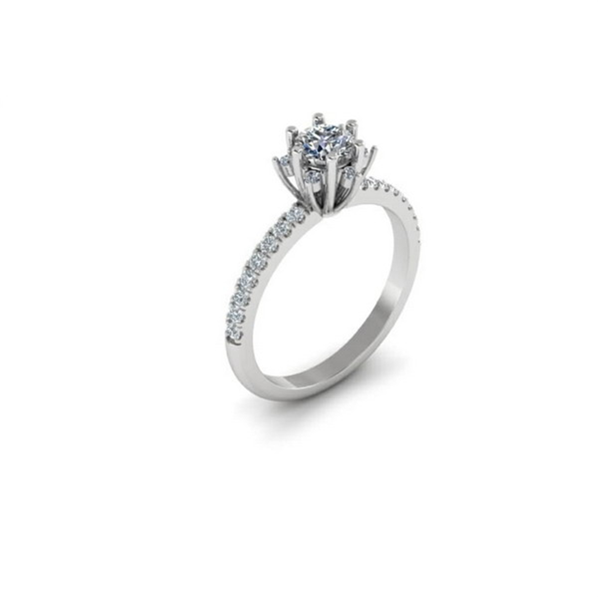 0.65 Karat Pırlanta Tektaş Yüzük L066841