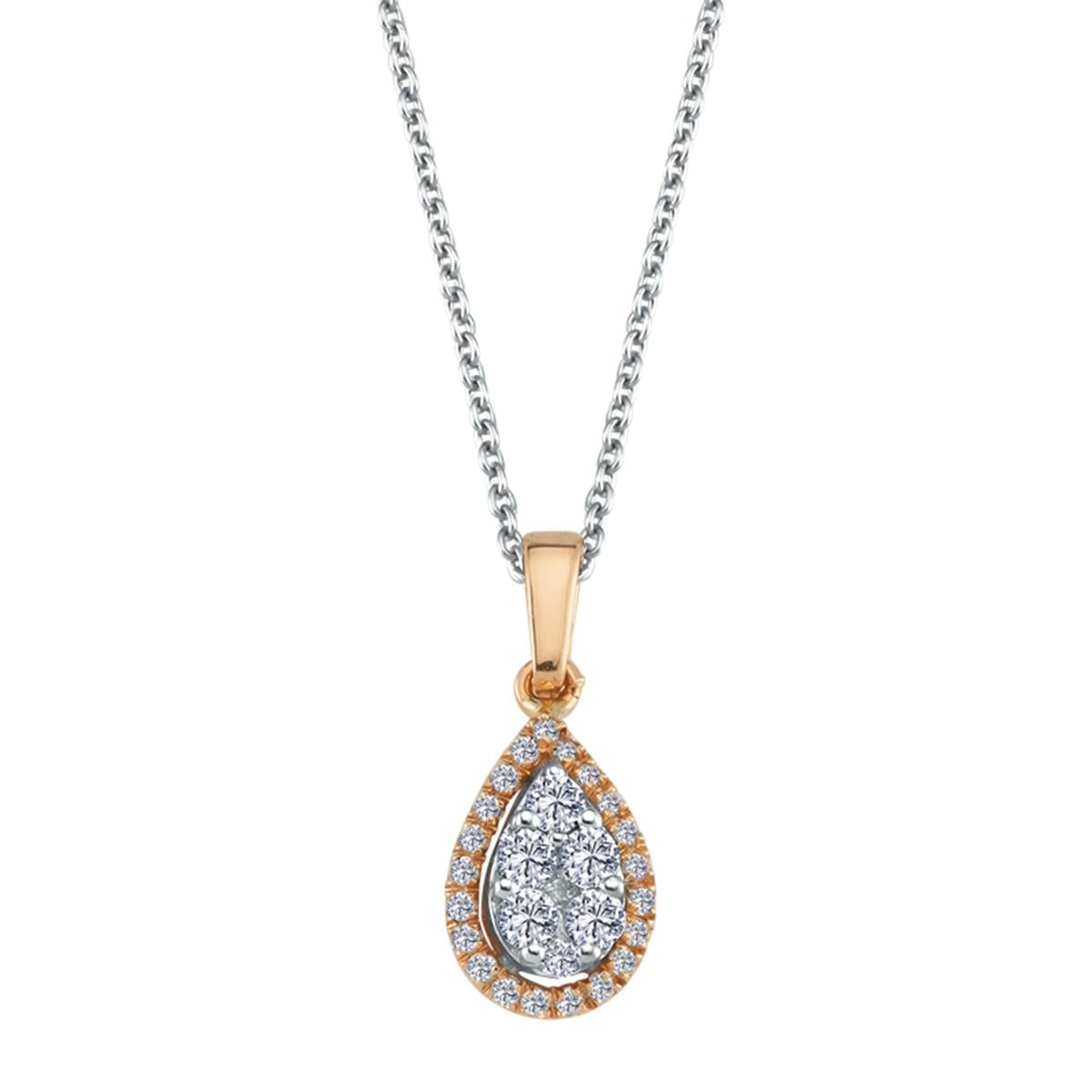 0.18 Karat Pırlanta Violet Kolye L063559