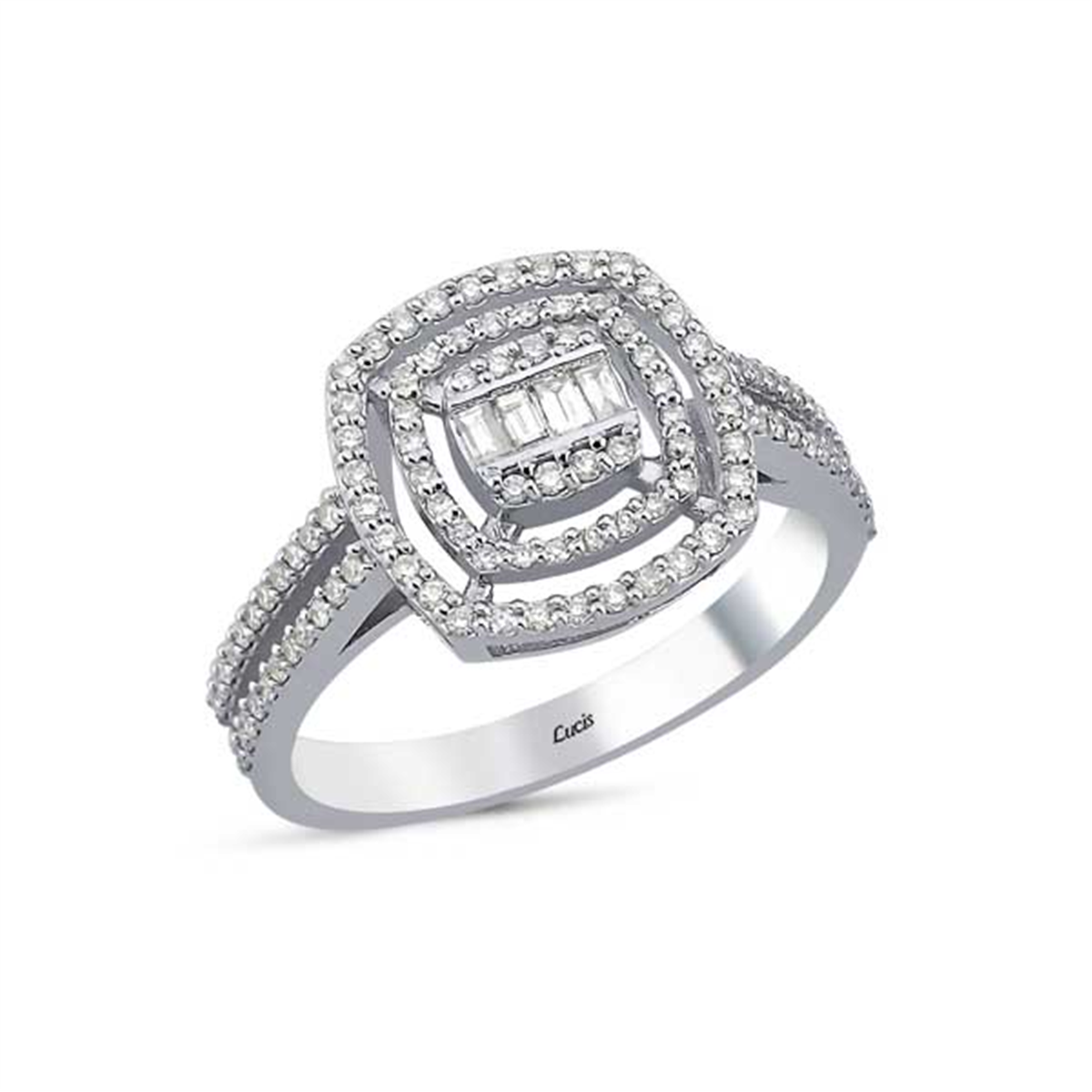 0.49 Karat Pırlanta Baget Yüzük L063968
