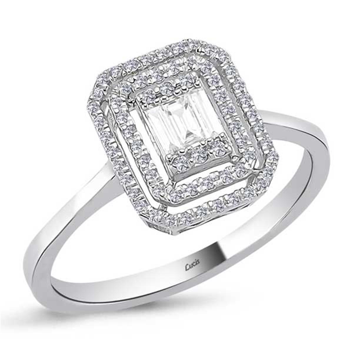 0.28 Karat Pırlanta Baget Yüzük L062872