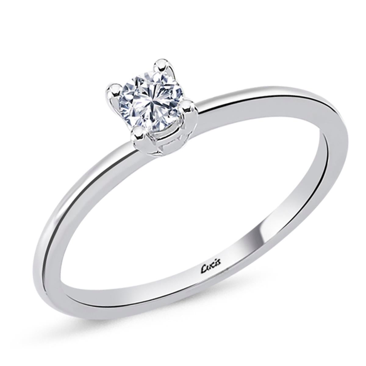 0.25 Karat Pırlanta Tektaş Yüzük V008131