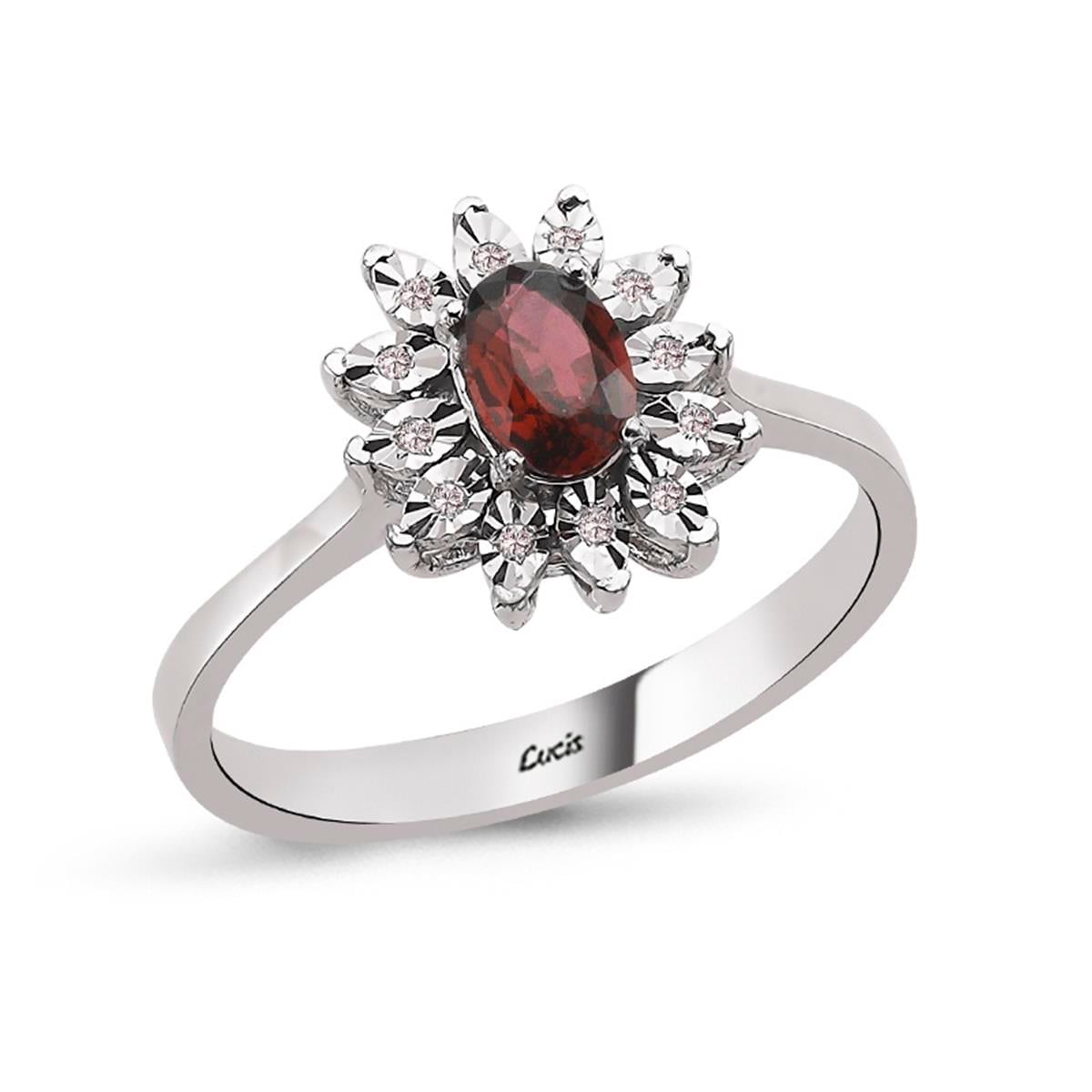 0.48 Karat Pırlanta Renkli Yüzük L061406