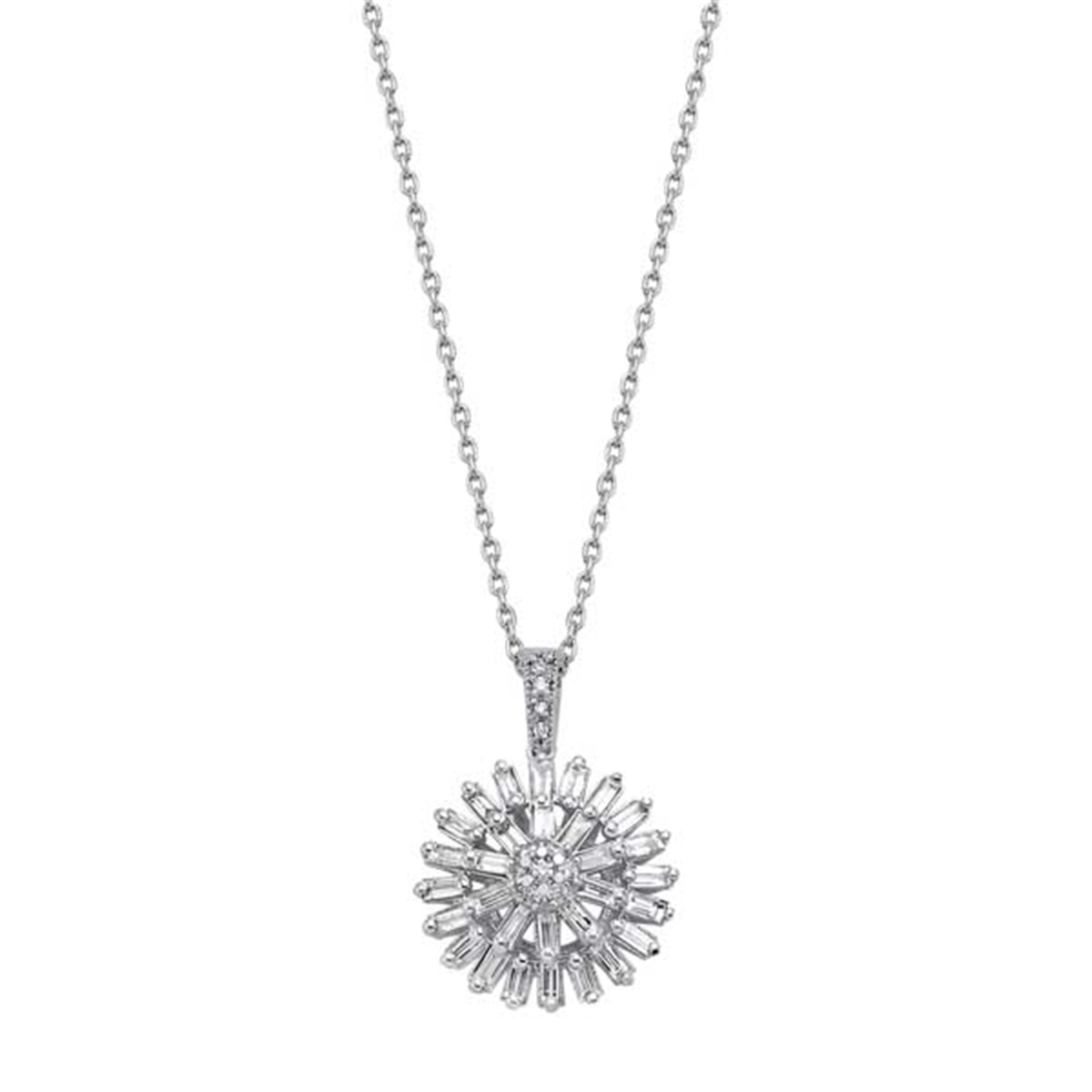 0.60 Karat Pırlanta Baget Kolye L063276