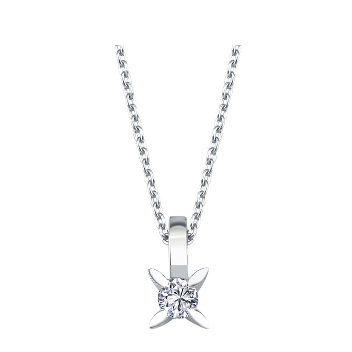 0.10 Karat Pırlanta Tektaş Kolye L057329