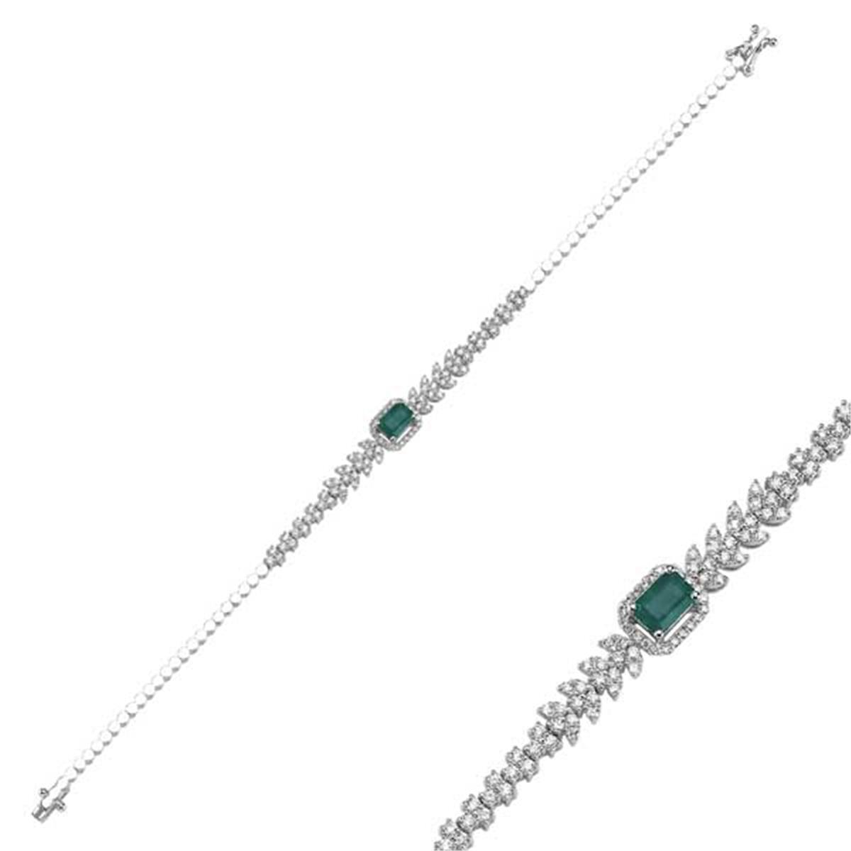 0.62 Karat Pırlanta Renkli Bileklik L062974