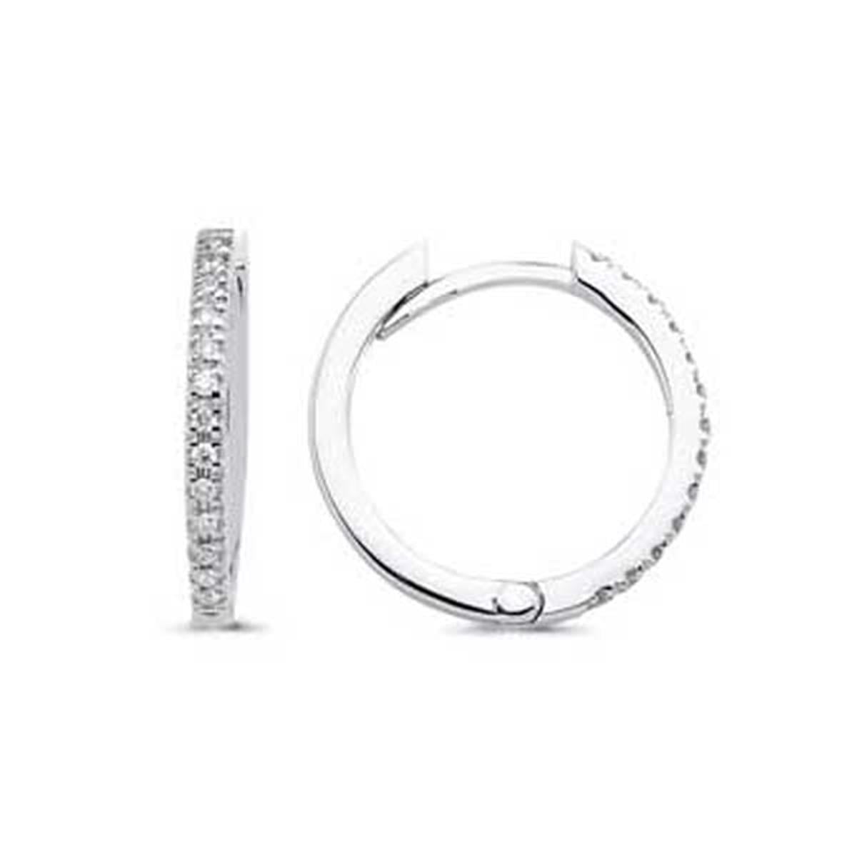 0.09 Karat Pırlanta Tasarım Küpe L065448