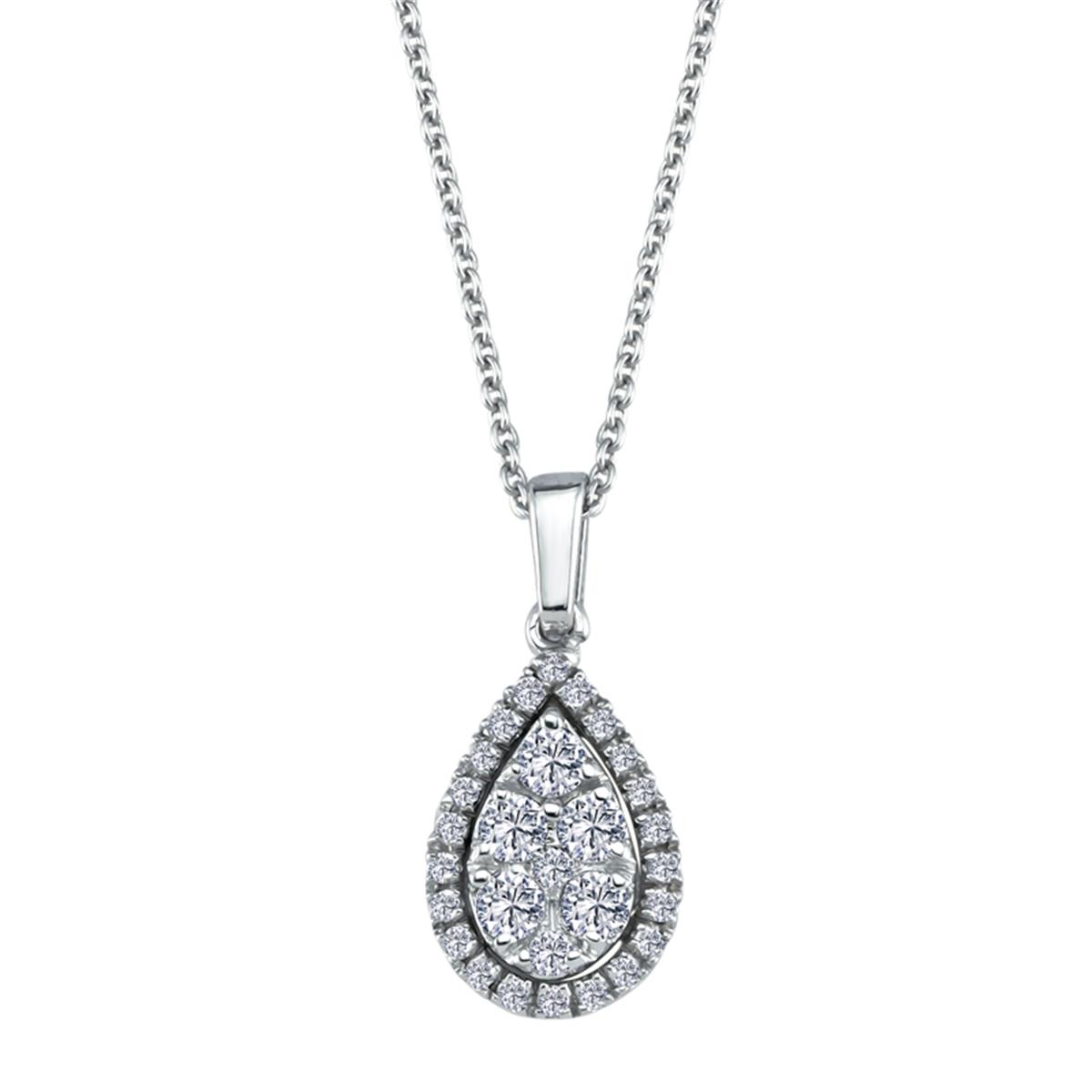 0.28 Karat Pırlanta Violet Kolye L054166