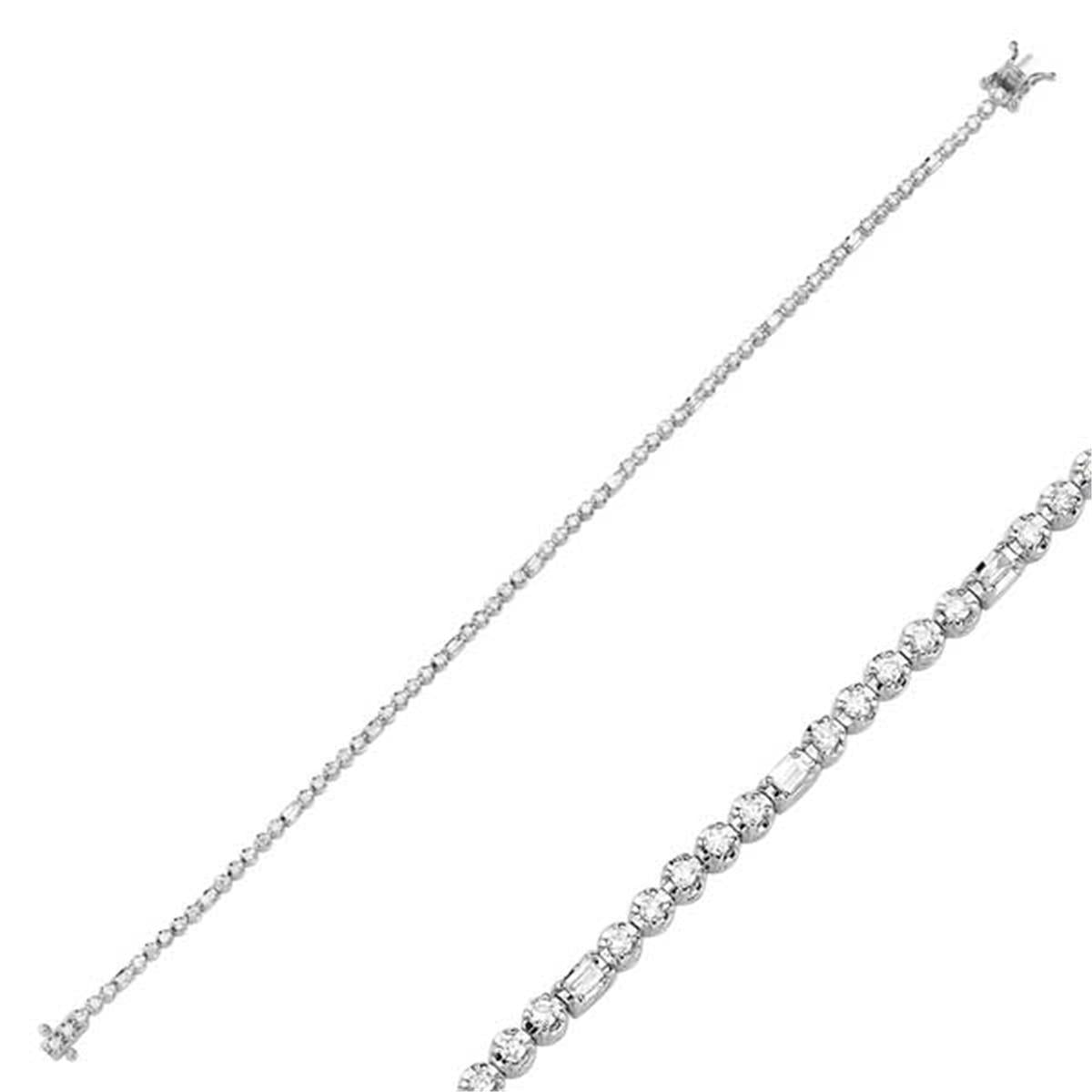 0.87 Karat Pırlanta Tasarım Bileklik L051920