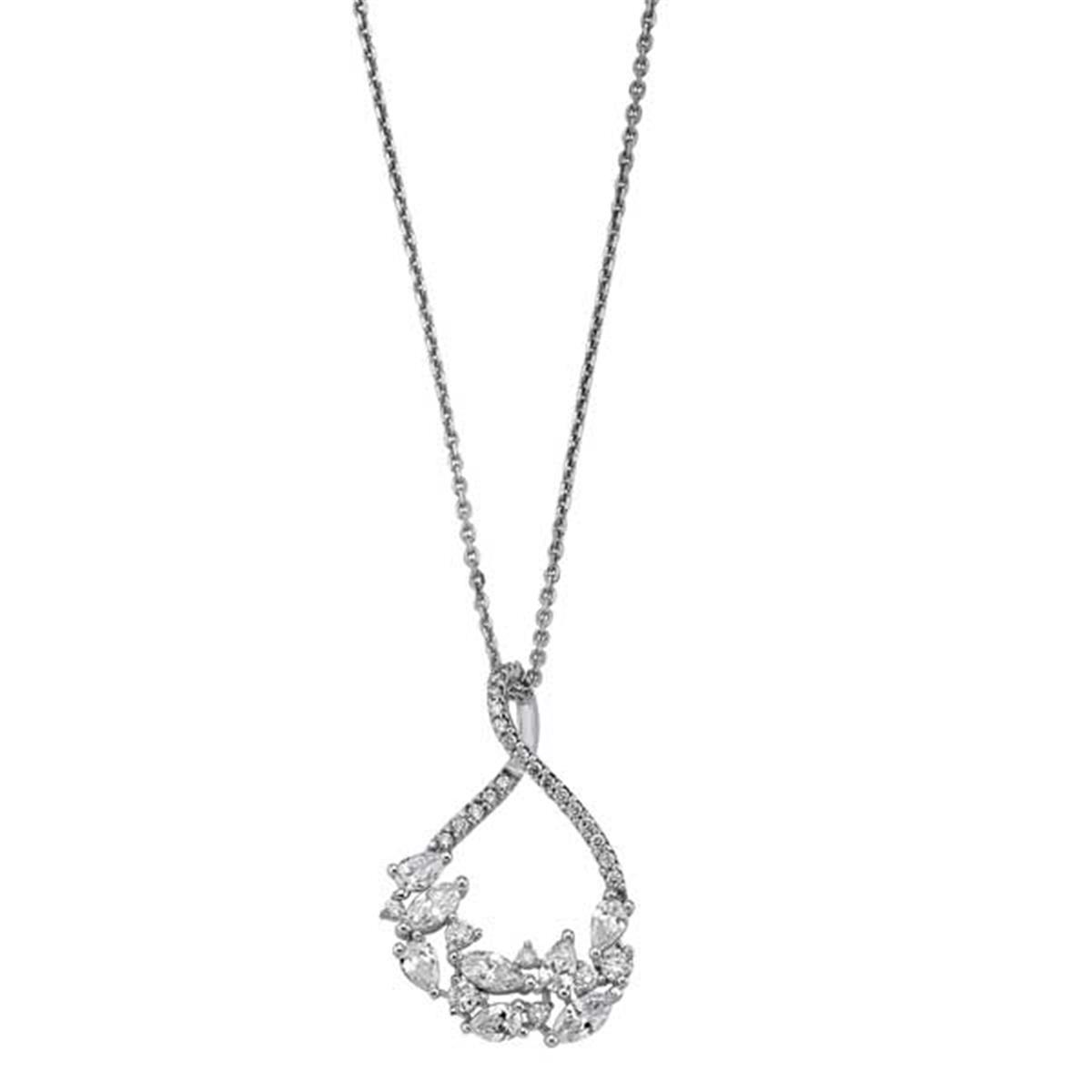 0.91 Karat Pırlanta Tasarım Kolye L059071