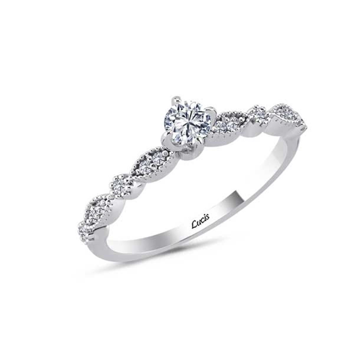 0.31 Karat Pırlanta Tektaş Yüzük V010251