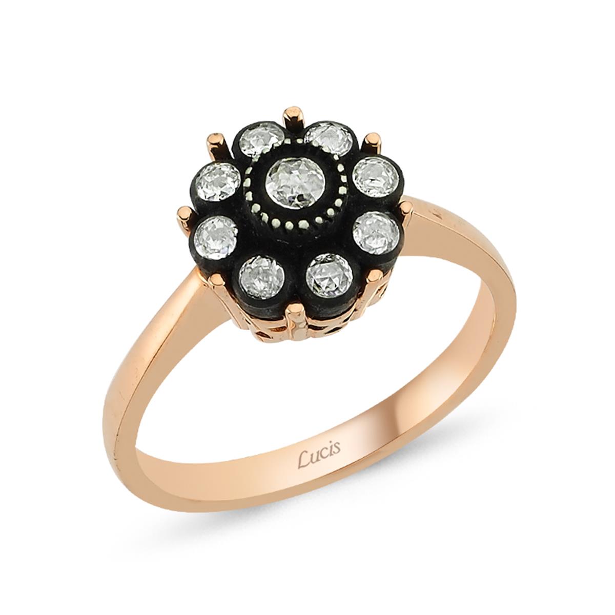 0.31 Karat Elmas Gül Yüzük L060094