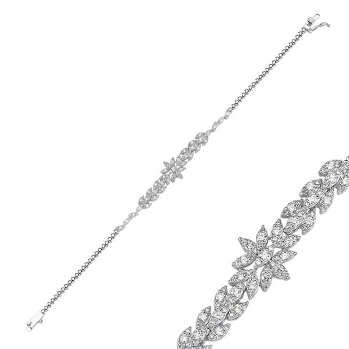 0.90 Karat Pırlanta Tasarım Bileklik L063053