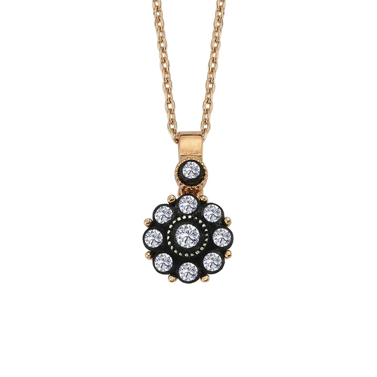 0.56 Karat Elmas Gül Kolye L060067