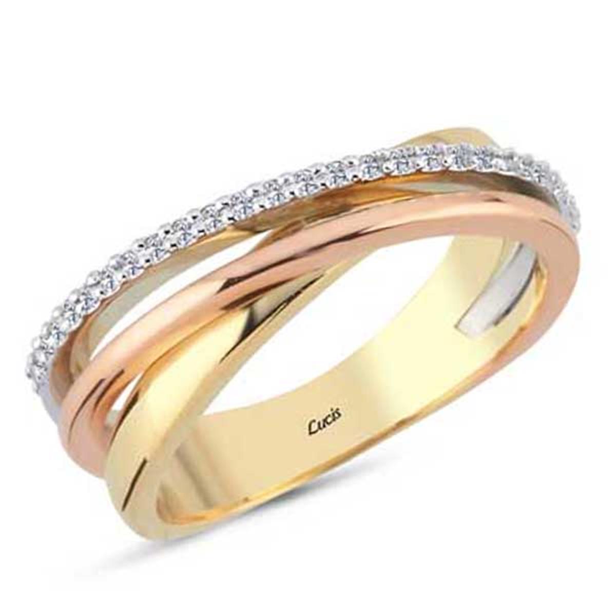 0.09 Karat Pırlanta Tasarım Yüzük L058909
