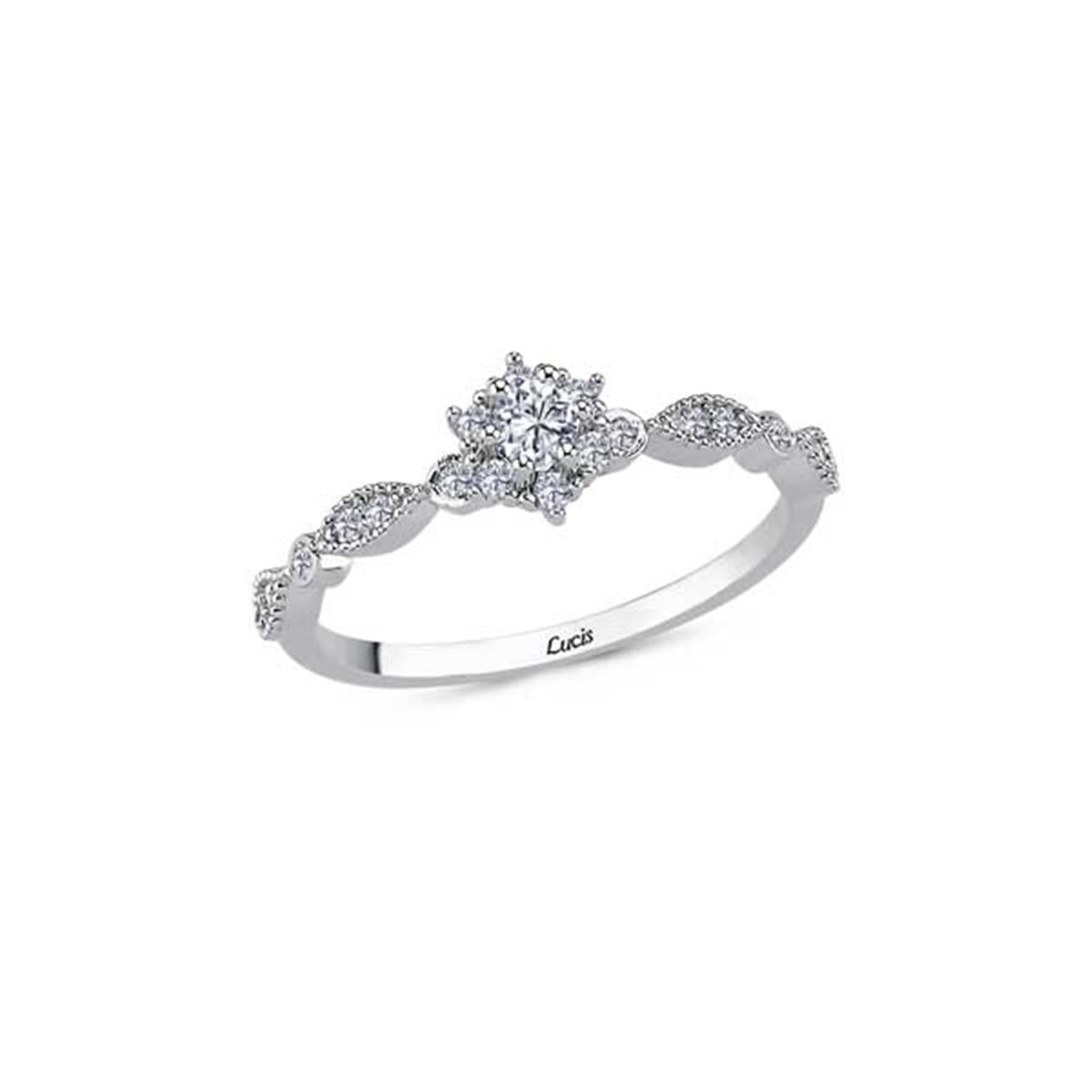 0.39 Karat Pırlanta Tektaş Yüzük L059405