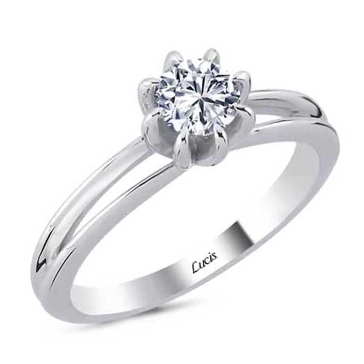 0.50 Karat Pırlanta Tektaş Yüzük V009806