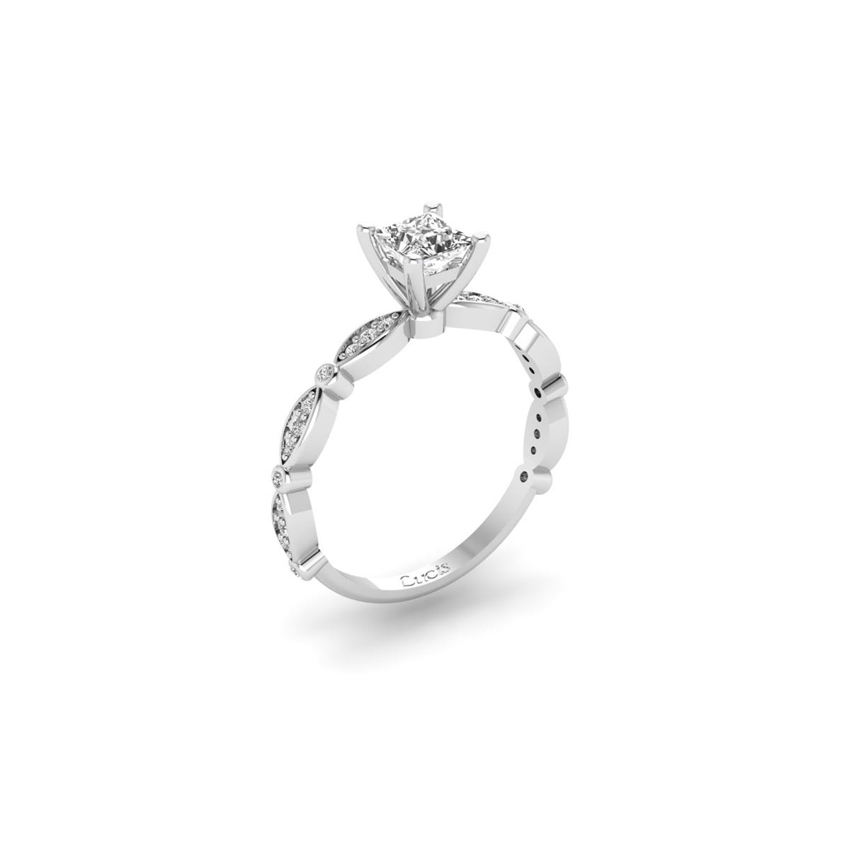 0.62 Karat Pırlanta Tektaş Yüzük V010751